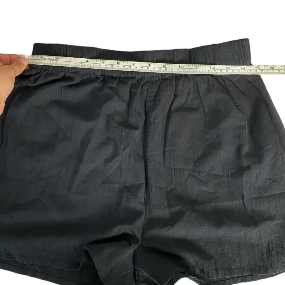 Women’s Asos‎ Design Black Shorts With Pockets Size 8 WP326